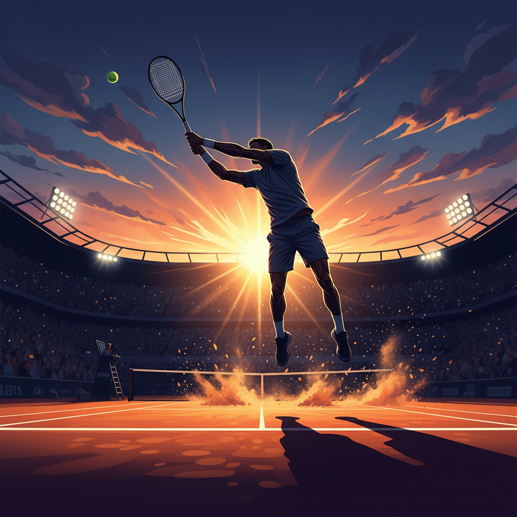 Iva Jovic learns from young players at French Open